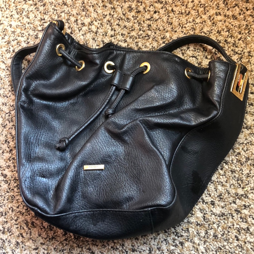 Mondani Black Leather Purse